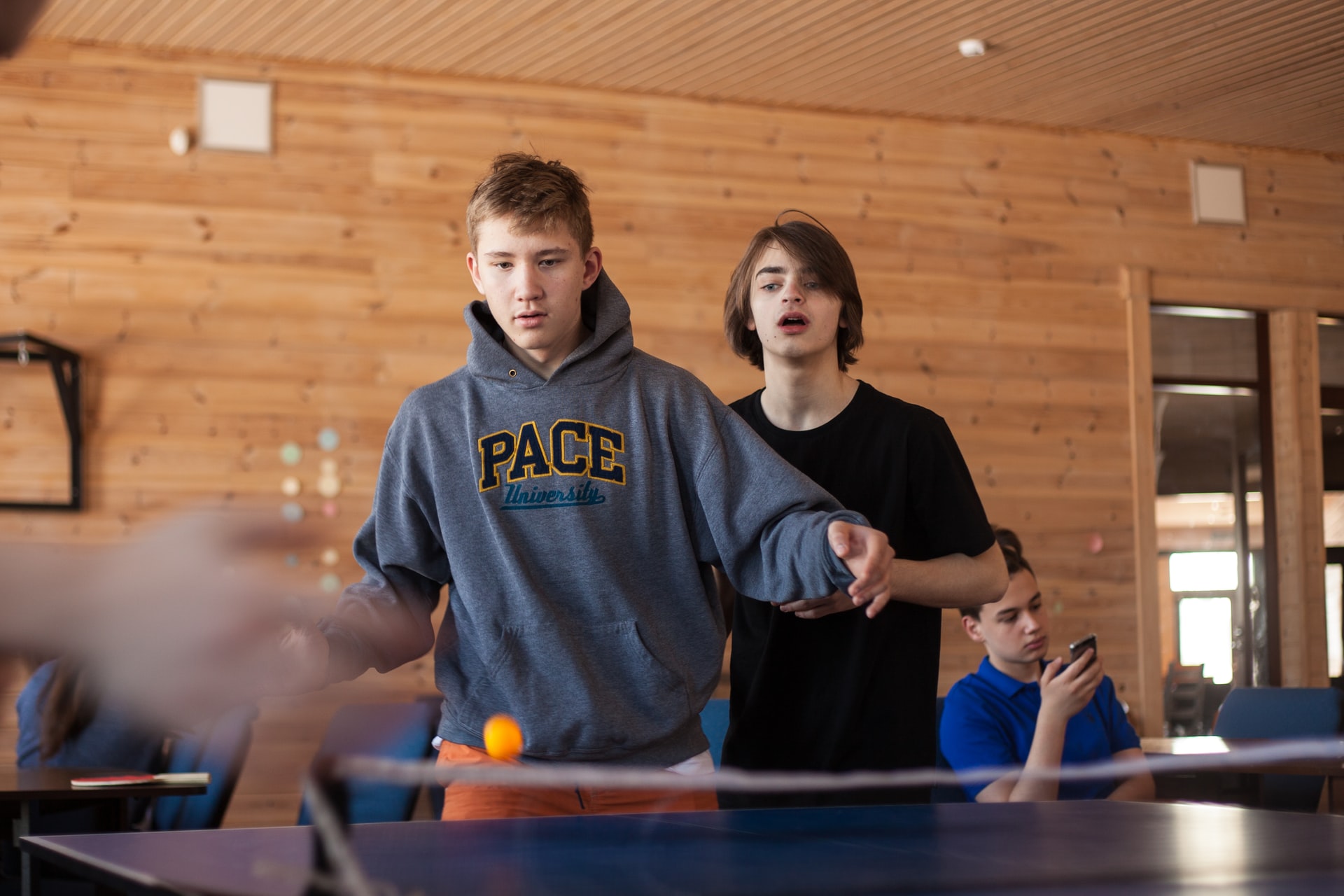 Playing Ping pong